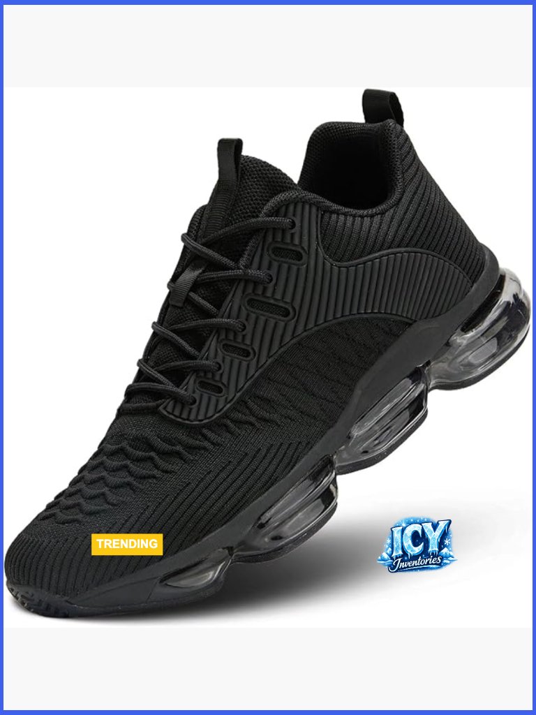 Men's Running Shoes With Memory Foam Insole And Air Cushion Sole